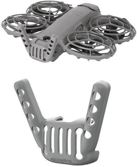 Dji Neo 2 Sunnylife Hollow Design Цифров Предавател Защитен Капак Предавател Устойчив На Удари Сив