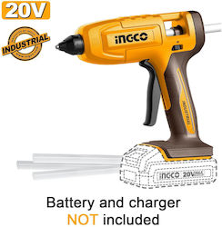 Ingco CGG Πιστόλι Θερμοκόλλησης 20V Solo για Ράβδους Σιλικόνης 11.2mm