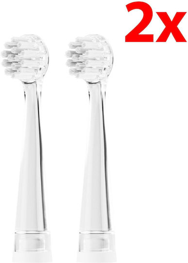 Original Replacement Brush Head Gotze & Jensen Ast050 2 Pcs Soft Bristles