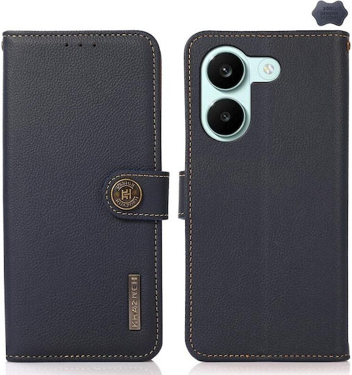 Khazneh Wallet Δερμάτινο Μπλε (Poco X8 Pro)