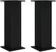 Vidaxl Plant Stand 2 Pieces Black 30.5 x 30 x 80.5 cm Treated Wood