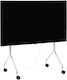 Tv Stand Wheels Pedestal Moon Rollin' Regular Chrome
