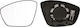 Κρύσταλλο Καθρέφτη Θερμαινόμενο Convex Glass Peugeot 208 19 1607512180 Αριστερό 1 Τεμ