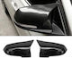 Καπάκια Καθρεφτών Bmw 1 2 3 4 X1 I3 F20 F21 F22 F23 F30 F32 F33 F36 X1 F87 E84 X1 M2 M4 Look Γυαλιστερό Carbon 2 Τεμάχια