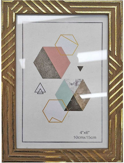 HOMie Plastic Photo Frame with Bronze Frame