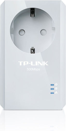 TP-LINK TL-PA4010P v1 Powerline για Ενσύρματη Σύνδεση με Passthrough Πρίζα και Θύρα Ethernet