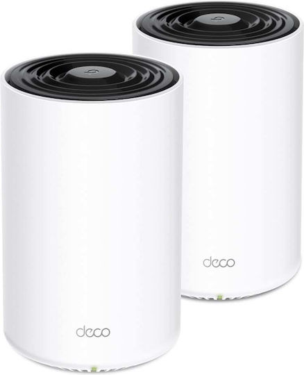 TP-LINK Deco PX10 AX1500 + AV1000 Powerline Kit Dublu pentru Conexiune Wireless Wi-Fi 6 și 3 Porturi Gigabit Ethernet