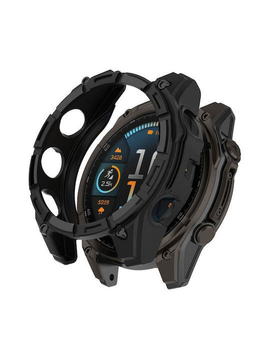 Armor Калъф Силиконов в Черен цвят за Garmin Fenix 8 Pro (47 мм)