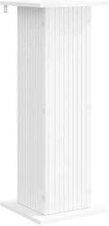 vidaXL Βάση Γλάστρας Ξύλινη Λευκή 30.5x30x80.5εκ.