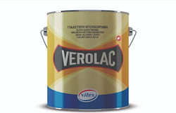 Vitex Боя Лакова Разтворима Verolac 2.5л Бял Гланц