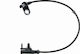 Wheel Speed Sensor Nissan 370z Coupe 2009-0 3.7l Coupe Nissan 370z Roadster 2009-0 3.7l Convertible Infiniti Ex 2007-0 3.7l SUV