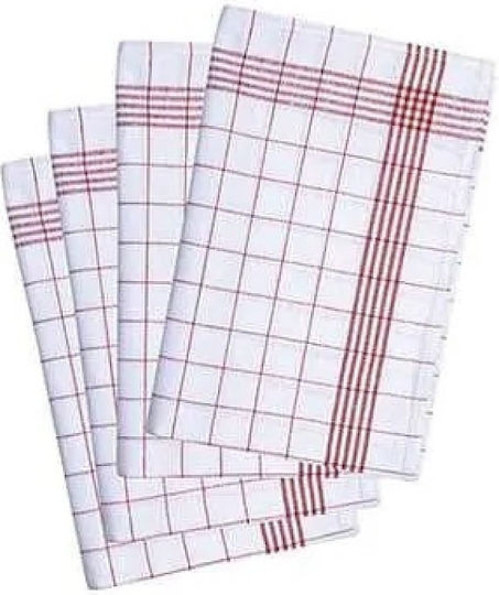 Karlowsky Kitchen Towel from 100% Cotton in Red Colour 50x70cm