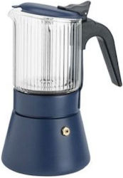 Inoxibar Inoxibar Espresso-Kocher 4 Tassen Blau