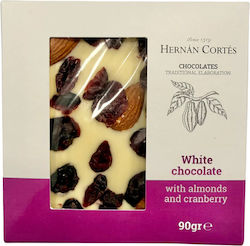 Hernan Cortes Σοκολάτα Λευκή Αμύγδαλο 90gr
