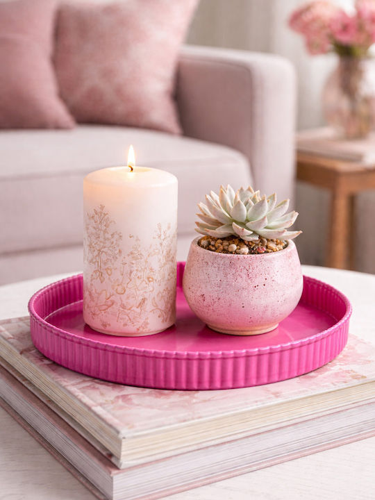 Kaemingk Decorative Metallic Tray 30x30cm