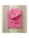 Nima Kids Bathrobe Splashy Pink Hooded