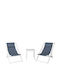 Dining Room Set for Small Outdoor Spaces 3 Pieces White