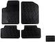 Carro 389430 Car Mats Citroen Berlingo 2002-2007 Peugeot Partner 2002-2007 Black 5 Pieces