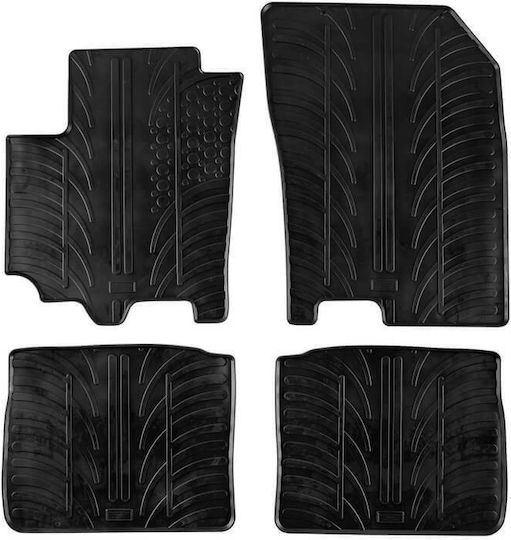 Carro 389142 Car Mats Suzuki SX4 S-Cross 2013 Black 4 Pieces