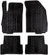Apesan Auto Fußmatten Gummi Chevrolet Aveo 2006-2011 Schwarz 4 Stücke
