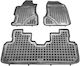 Sahler Raised Sides 3D Rubber Car Mats Honda Civic 5-Door 2001-2005 Raised Sides Type Black 3 Pieces