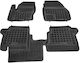 Sahler Car Mats Raised Sides 3D Rubber Ford Grand Tourneo Connect II 2013+ Driver Side Reinforcement Raised Sides Type Black 3 Pieces