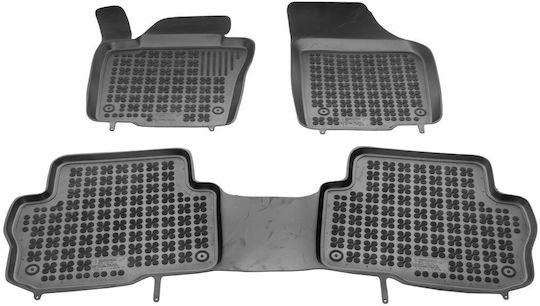 Sahler Килими За Кола Car Mats 3d Гуми Фолксваген Шаран Ii 2010+ 5 Места Преден Среден Тип Car Mats Черни 3 Броя