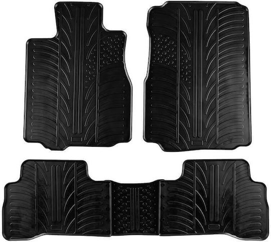 Carro 389276 Πατάκια Αυτοκινήτου Honda Crv 2007-2012 Μαύρο 5 Τεμάχια