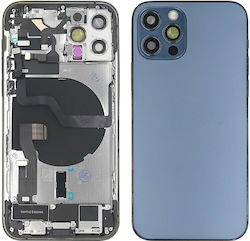 Apple iPhone 12 Pro Complete Frame Housing Pacific Blue Small Parts OEM Compatible Apple iPhone 12 Pro Complete Frame Housing Pacific Blue Small Parts OEM Compatible