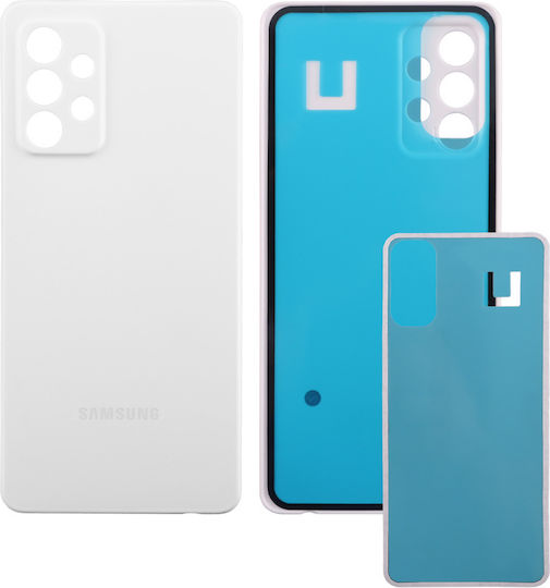Samsung A52s A528 Battery Cover + Φιλμ Αδιαβροχοποιησης White 3p