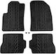 Carro 389297 Килими за кола Ford Fiesta 2002-2007 Ford Fusion 2001-2011 Черни 4 Броя
