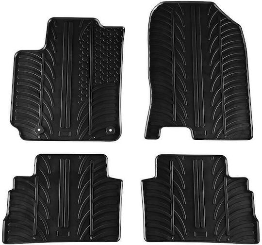 Carro 389355 Car Mats Hyundai Kona 2017 Black 4 Pieces