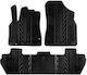 Apesan Car Mats Rubber Citroen Berlingo 2008-2018 Peugeot Partner 2008-2018 Black 5 Pieces