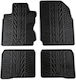Apesan Auto Fußmatten Gummi Nissan Note 2006-2012 Schwarz 4 Stücke