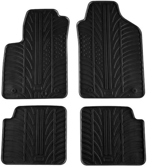Carro 389403 Car Mats Fiat 500 2013 Black 4 Pieces