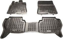 Sahler Килими За Кола Car Mats 3D Гумени Мицубиши Пайеро 2006+ Тип Car Mats Черни 3 Броя Sahler Килими За Кола Car Mats 3D Гумени Мицубиши Пайеро 2006+ Тип Car Mats Черни 3 Броя