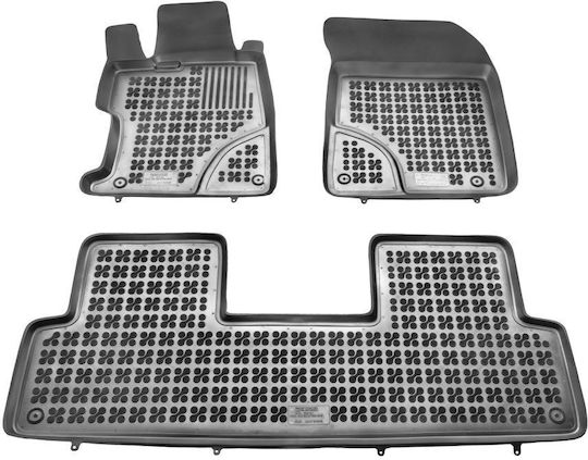 Sahler Car Mats Raised Sides 3D Rubber Honda Civic iX Sedan iX 2012-2015 Raised Sides Type Black 3 Pieces