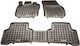 Sahler Car Mats Raised Sides 3D Rubber Volkswagen Touran III 2015+ Raised Sides Type Black 3 Pieces