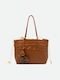 Leather Women's Brown Shoulder Bag