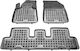 Sahler Πατάκια Σκαφάκια 3d Λάστιχο Citroen C4 Picasso Ii 2013+ 7-θέσιο Τύπου Σκαφάκι Μαύρα 3 Τεμάχια
