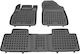 Sahler Car Mats Raised Sides 3D Rubber Renault Scenic IV 2016+ Raised Sides Type Black 3 Pieces