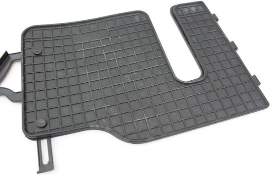 Refref Rubber Car Mats Mazda 5 Premacy 2005+ 7-Seater Third Row Seats Black 2 Pieces