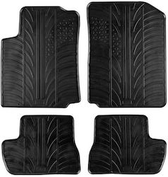 Apesan Car Mats Rubber Citroen C2 2003-2009 Black 4 Pieces Apesan Car Mats Rubber Citroen C2 2003-2009 Black 4 Pieces