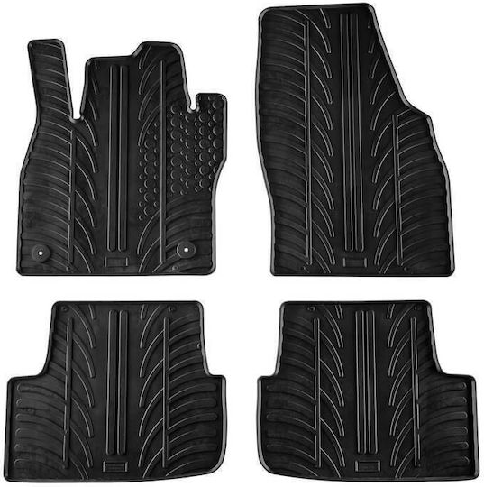 Carro 389270 Car Mats Seat Ibiza Kj 2017 Seat Arona 2017 Black 4 Pieces