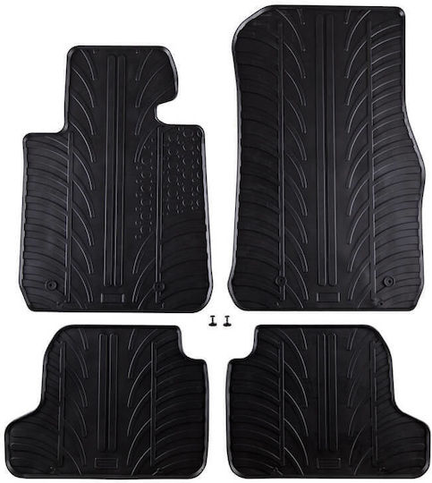 Car Mats Apesan Rubber Bmw Series 2 Coupe 2014 Black 4 Pieces