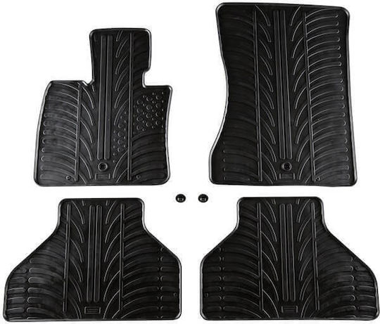 Carro 389236 Килими за кола БМВ X5 E70 2006-2012 Черни 4 Броя