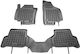 Sahler Car Mats Raised Sides 3D Rubber Seat Altea XL 2006+ Except Editions Unit Bluetooth On Driver Seat Raised Sides Black 3 Pieces