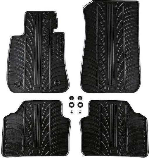 Carro 389240 Auto Fußmatten Bmw E90/e91 2005-2011 Bmw E92/e93 2008-2012 Schwarz 4 Stücke