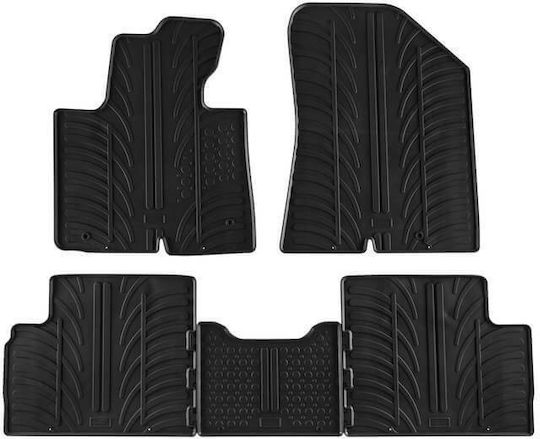 Carro 389338 Car Mats Kia Carens 2013 Manual Black 4 Pieces