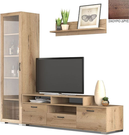 Living Room TV Unit No29 Brown L130xW44.5xH36cm
